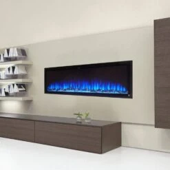 Touchstone Sideline Elite Smart Electric Fireplace (Alexa/Google Compatible) -Dimplex Officials touchstone sideline elite smart electric fireplace alexa google compatible 29404234612830