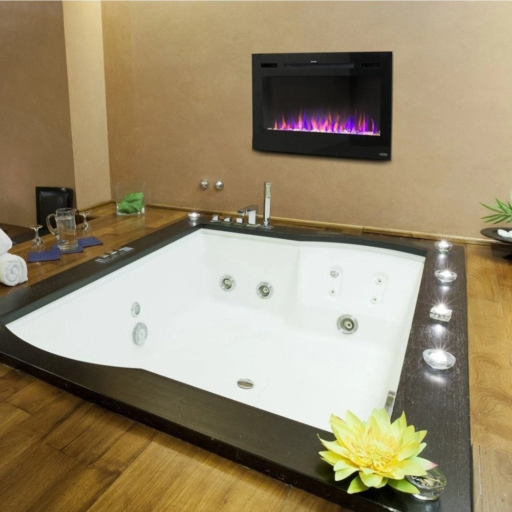 Touchstone Sideline 36-Inch Recessed Smart Electric Fireplace (#80014) 2 Touchstone Sideline 36-Inch Recessed Smart Electric Fireplace (#80014) - Image 2