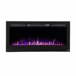 Touchstone Sideline 40-Inch Recessed Smart Electric Fireplace (#80027) -Dimplex Officials touchstone touchstone sideline 40 recessed electric fireplace 80027 13340051865694