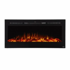 Touchstone Sideline 40-Inch Recessed Smart Electric Fireplace (#80027) -Dimplex Officials touchstone touchstone sideline 40 recessed electric fireplace 80027 13341321199710