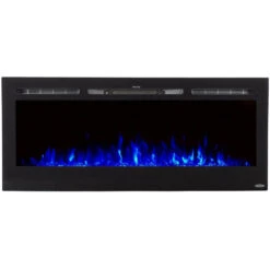 Touchstone Sideline 50-Inch Recessed Smart Electric Fireplace (#80004) -Dimplex Officials touchstone touchstone sideline 50 recessed electric fireplace 80004 13335680876638
