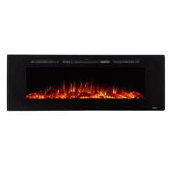 Touchstone Sideline 60-Inch Recessed Smart Electric Fireplace (#80011) -Dimplex Officials touchstone touchstone sideline 60 recessed electric fireplace 80011 13315677683806