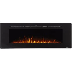 Touchstone Sideline 60-Inch Recessed Smart Electric Fireplace (#80011) -Dimplex Officials touchstone touchstone sideline 60 recessed electric fireplace 80011 28352130056286