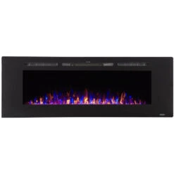 Touchstone Sideline 60-Inch Recessed Smart Electric Fireplace (#80011) -Dimplex Officials touchstone touchstone sideline 60 recessed electric fireplace 80011 28352142508126