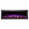 Touchstone Sideline Outdoor 50-Inch Recessed / Wall Mounted Electric Fireplace, No Heat (#80017)