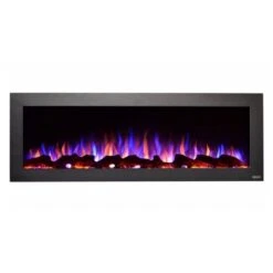 Touchstone Sideline Outdoor 50-Inch Recessed / Wall Mounted Electric Fireplace, No Heat (#80017)
