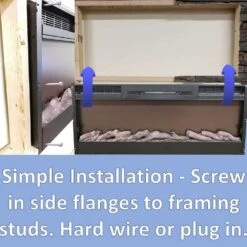 Touchstone Sideline Stainless Steel 50-Inch Recessed Electric Fireplace (#86273) 19 Touchstone Sideline Stainless Steel 50-Inch Recessed Electric Fireplace (#86273) -Dimplex Officials touchstone touchstone sideline stainless steel 50 recessed electric fireplace 86273 28125362225246