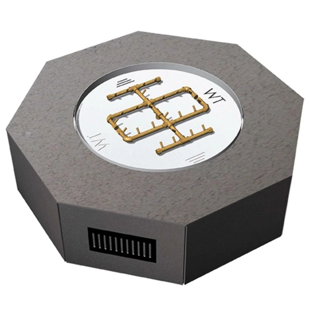 Warming Trends Ready To Finish Octagon Gas Fire Pit, Sizes: 42" - 60" Wide 4 Warming Trends Ready To Finish Octagon Gas Fire Pit, Sizes: 42" - 60" Wide - Image 4