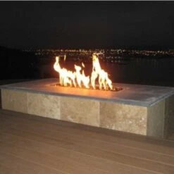 Warming Trends Ready To Finish Rectangular Gas Fire Pit, Sizes: 48" - 72" Long -Dimplex Officials warming trends ready to finish rectangular gas fire pit sizes 48 72 long 29639206961246