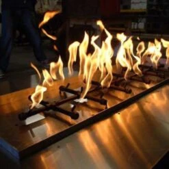 Warming Trends Ready To Finish Rectangular Gas Fire Pit, Sizes: 48" - 72" Long -Dimplex Officials warming trends ready to finish rectangular gas fire pit sizes 48 72 long 29639212597342