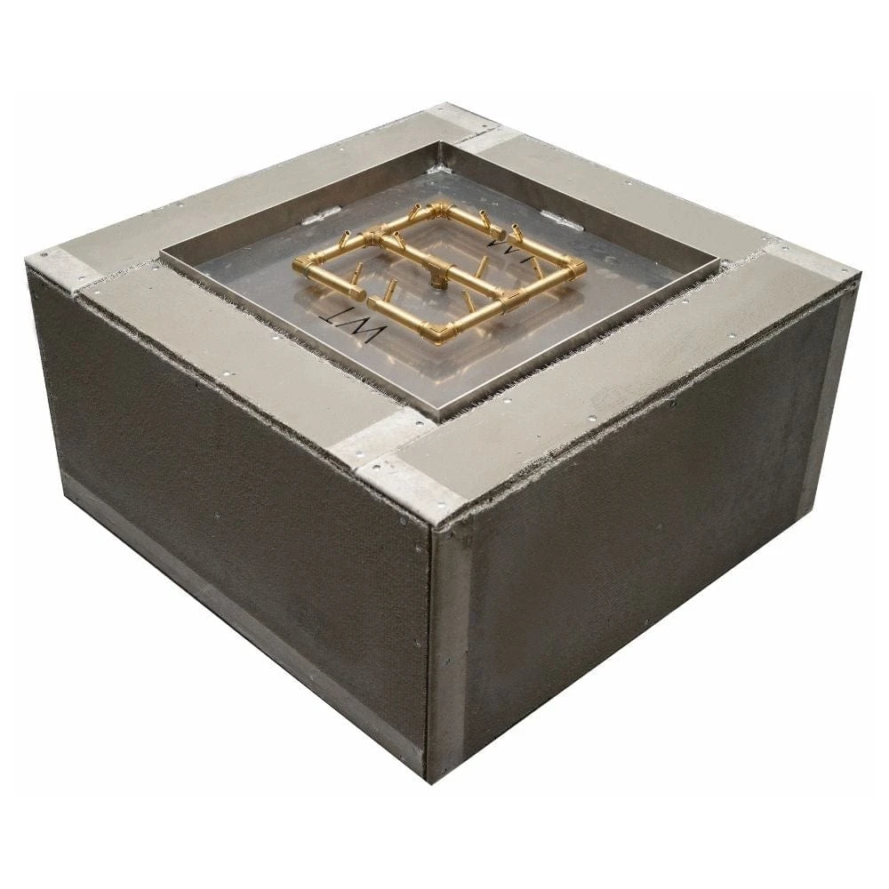 Warming Trends Ready To Finish Square Gas Fire Pit, Sizes: 36" - 60" Wide 1 Warming Trends Ready To Finish Square Gas Fire Pit, Sizes: 36" - 60" Wide