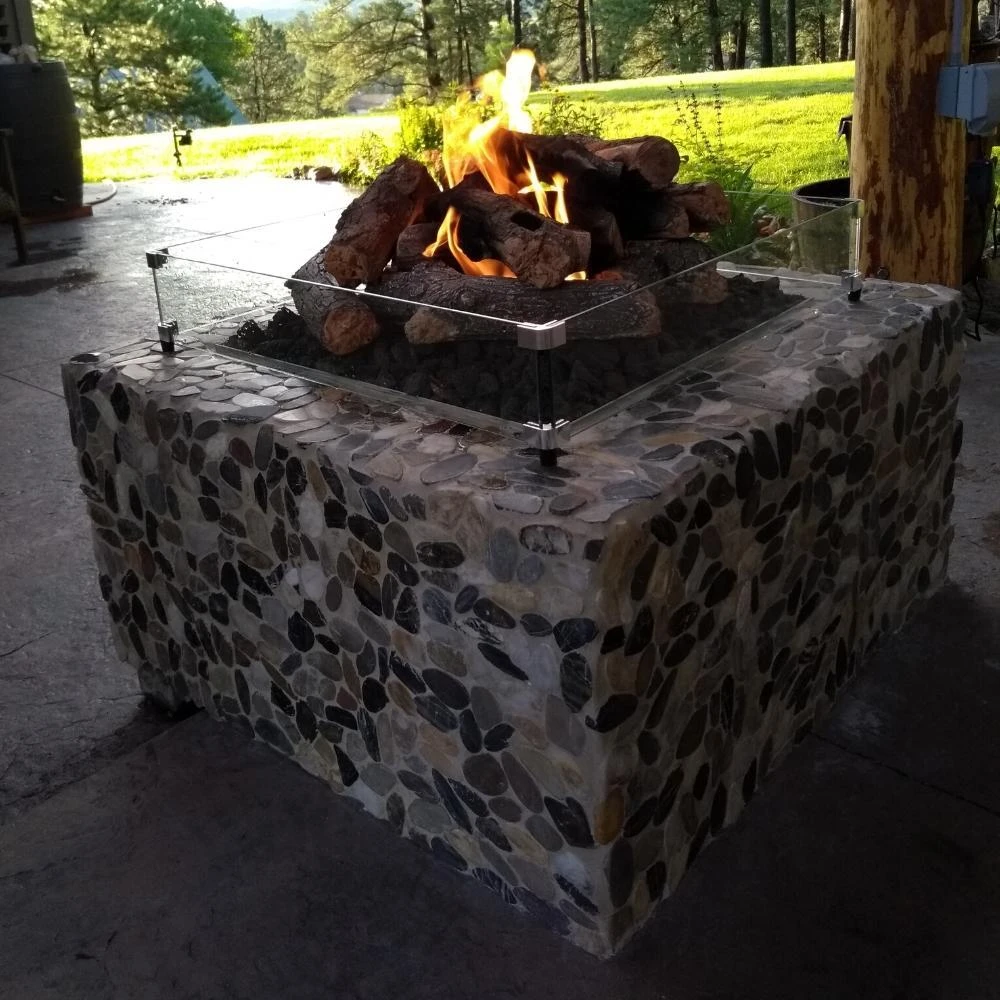 Warming Trends Ready To Finish Square Gas Fire Pit, Sizes: 36" - 60" Wide 2 Warming Trends Ready To Finish Square Gas Fire Pit, Sizes: 36" - 60" Wide - Image 2