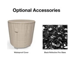 Wine Barrel Dude Extended Height Barrel 46-Inch Wooden Gas Fire Pit Table 8 Wine Barrel Dude Extended Height Barrel 46-Inch Wooden Gas Fire Pit Table -Dimplex Officials wine barrel dude extended height 46 inch wooden gas fire pit table 29855429722206